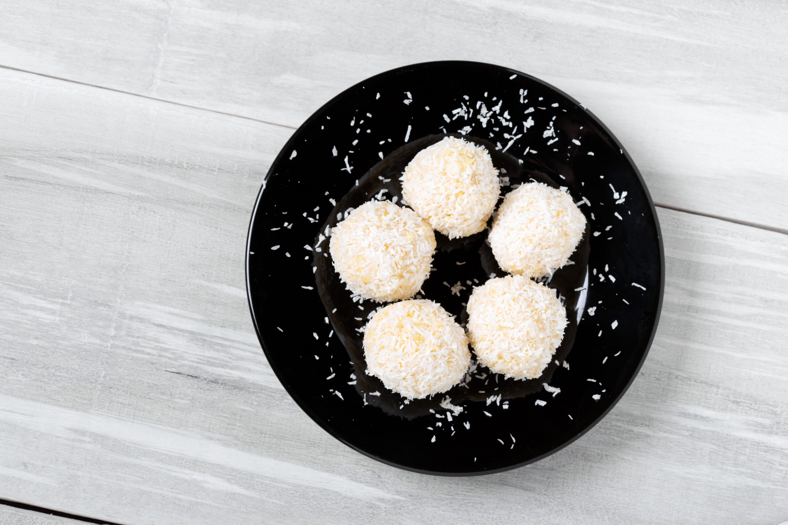 Przepis na fit kuleczki Rafaello